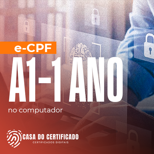 e-CPF A1 - No computador - 12 meses