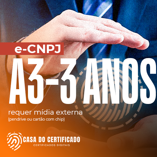 e-CNPJ A3 de 03 anos com token